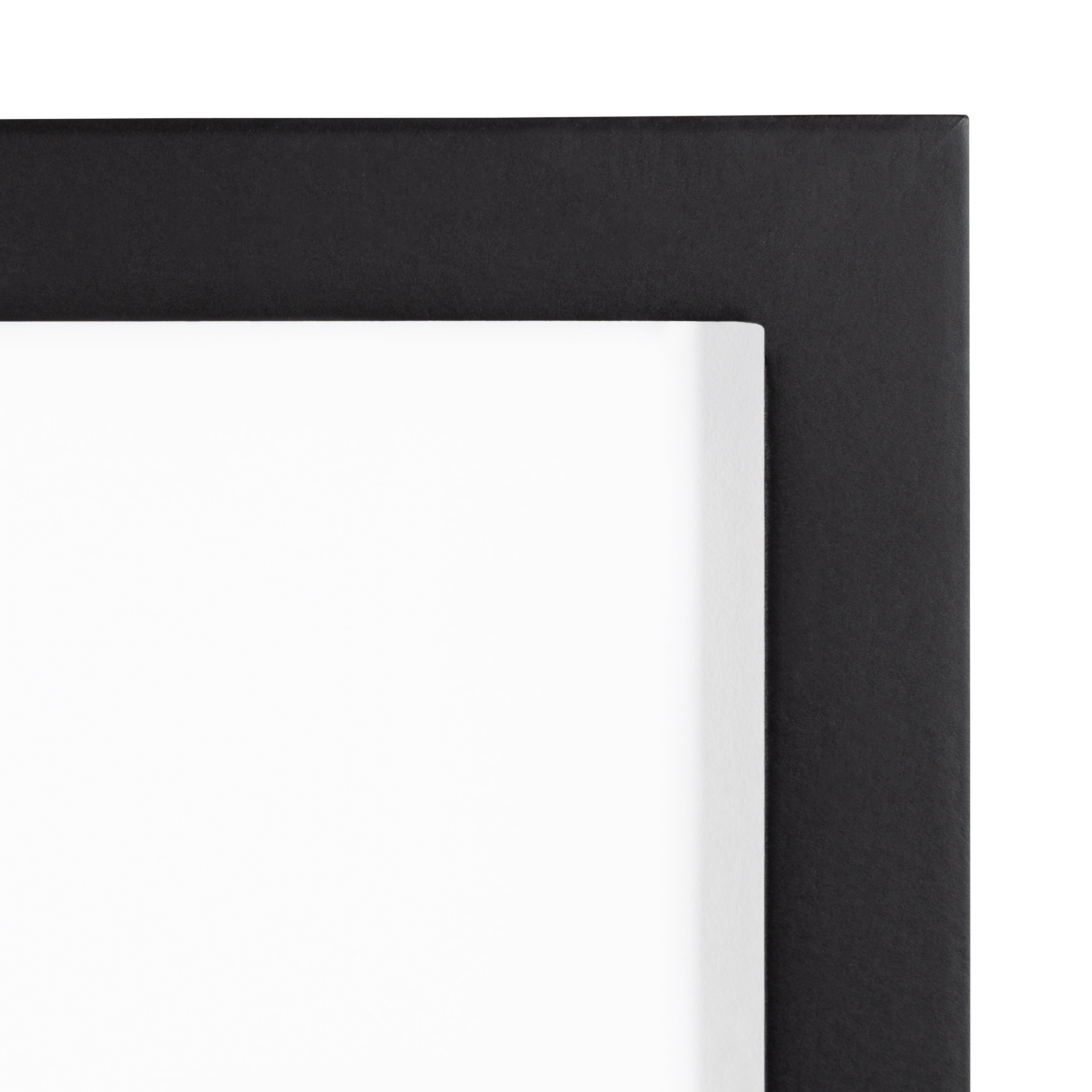 Kate and Laurel Gallery Modern Photo Collage Frame Set, Set of 5, Black, Transitional Picture Frame Collage Collection for Wall