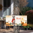 thumbnail image 3 of Happy Thanksgiving Great Dane with Turkey Pumpkins Autumn Vibes Landscape Wood Sign Danes Dog Lover Gifts Hanging Wall Home Decor - 12018, 3 of 5