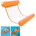 thumbnail image 1 of Hamaca de agua inflable, (naranja) Hamaca flotante reclinable flotante, hamaca inflable de cama flotante 4 en 1 hamaca flotante plegable multiusos flotador ultraligero portátil para adultos JM MX-0136741FYD, 1 of 5