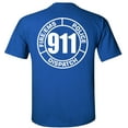 thumbnail image 2 of Fair Game 911 Dispatch T-Shirt Operator Fire EMS Police Circle-Royal-S, 2 of 5