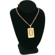 Black Velvet Necklace Bust Jewelry Display Small 6 1/4"
