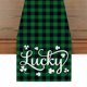 thumbnail image 2 of Table Runner For St Patricks Day Decorations Irish Cover Spring Green Holiday Home Kitchen Centerpiece Decor, 2 of 5