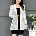 thumbnail image 4 of YM YOUMU Women Summer Floral Lace Cardigan Sheer Hollow out Beach Cover up Open Front Shawl, 4 of 4