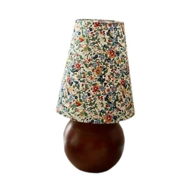 Lámpara de mesa pequeña, lámpara de mostrador con pantalla de tela, lámpara de lectura de escritorio, mini lámpara de mesa 9cmx13cmx16cm