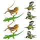 thumbnail image 2 of Auto Decal Stickers 3D Lizard Long-Lasting Adhesion Assorted Color 2 Sets, 2 of 5
