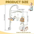thumbnail image 2 of Musical Crib Mobile for Baby, Clip On Mobile for Crib or Pack n Play, Nursery Mobile with Music and Hanging Toys, Baby Boy and Girl Mobile for Crib, 2 of 11