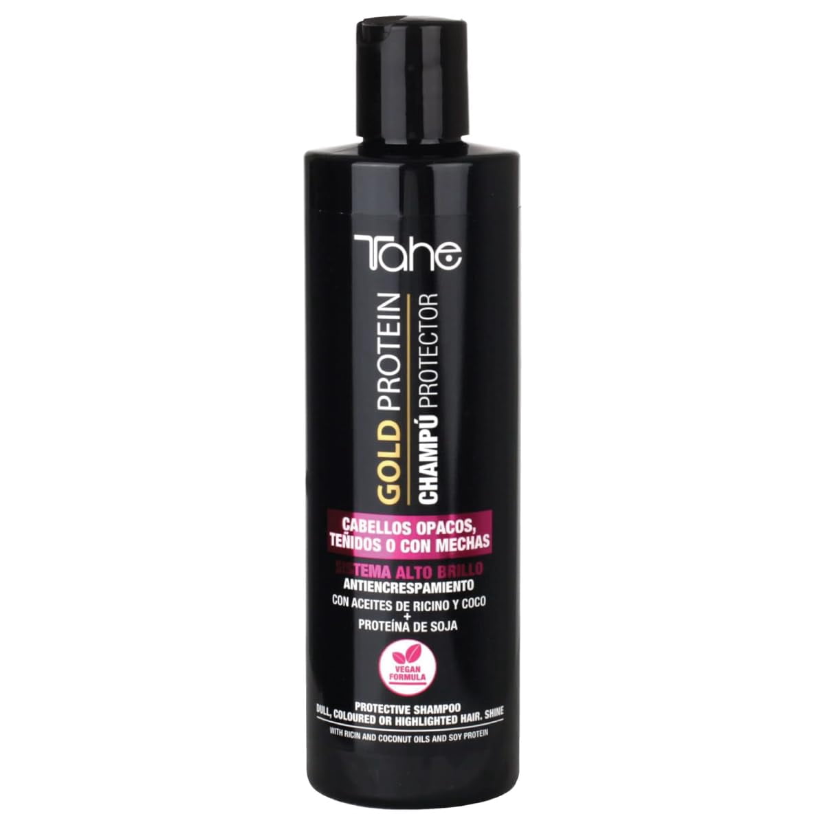 Tahe Gold Protein for Colored Hair Small Kit - Shampoo 300ml + Mask 400ml + Styling Cream 100ml