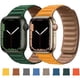 thumbnail image 3 of Correa de eslabones de cuero para Apple Watch Band 44 mm 40 mm 45 mm 41 mm 38 mm 42 mm Pulsera de bucle magnético original para iWatch Serie 3 5 4 6 SE 7 Correas de reloj WD.WDQZL Hogar, 3 of 7