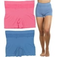thumbnail image 4 of ToBeInStyle Women Pack of 6 Pairs Basic Spandex Seamless Slimming Shaper Shorts, 4 of 9