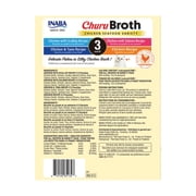Inaba Churu Broth Lickable Wet Cat Topper, 1.76 oz Pouch, 12 Pouches, Chicken&Seafood Var.