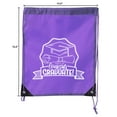 thumbnail image 2 of Senior Graduation Drawstring Backpacks Personalized Party Favor Cinch Bags - Hat & Diploma, 2 of 2