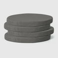 thumbnail image 4 of WestinTrends Solace Outdoor Patio Kitchen Dining Chair Round Seat Cushions Set of 4, 18" x 18", Grey, 4 of 6
