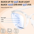 thumbnail image 4 of beister Blue Light Blocking Glasses for Computer & Screen Use - Lightweight Anti-Eye Strain Glasses for Woman & Men, 4 of 8