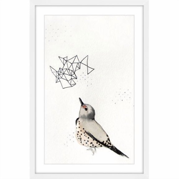 "Northern Flicker" Framed Painting Print