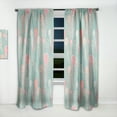 thumbnail image 2 of Designart 'Jellyfish Undersea Pattern' Nautical & Coastal Curtain Panel, 2 of 5