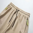 thumbnail image 5 of Awdenio Men's Athletic Beach Shorts Mesh Solid Color Breathable Summer Beach Lightweight Drawstring Quick Dry Shorts, 5 of 8