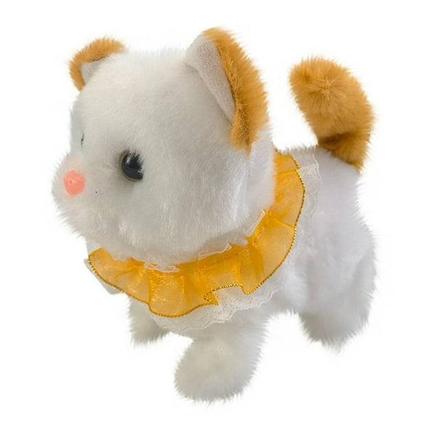 Interactive Toy Robot | Realistic Robot Cat | Walking Robot | Wagging Tail Interactive Toy | Walking and Wagging Tail Electronic Toy Interactive Toy for Children Boys Girls