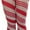 Candy Cane Striped - Red/White, variant on ToBeInStyle Womens Sweet and Sassy Candy-Striped Pantyhose - Red/White - One Size