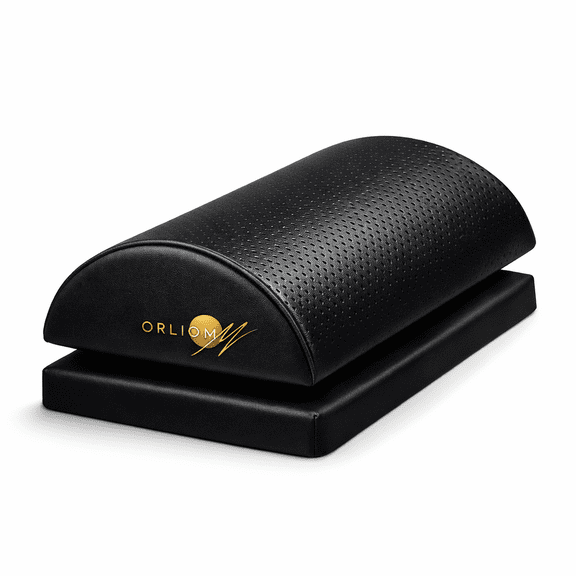 Grounding Foot Rest for Under Desk – Ergonomic Memory Foam Foot Stool, Supports Circulation, Reduces Stress & Leg Fatigue, Anti-Fatigue Office Footrest for Home & Work