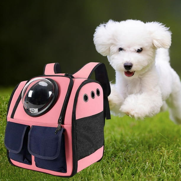 Mochila Portatil para Mascotas Mochila Transpirable con Capsula de Burbujas Mochila para Gatos Y Perros Mochila para Gatos para Conejos Y Gatos Rosado Sunnimix Burbuja transportadora de gatos Walmart ...
