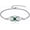 05-May-Emerald, variant on Celtic Knot Bracelet 925 Sterling Silver Irish Birthstone Bracelet Infinity Celtic Knot Jewelry Gifts for Women