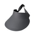 thumbnail image 2 of Sombrero para el sol para mujer, versátil, informal, protección solar para deportes, vacaciones, fiestas al aire libre. Gris oscuro, 2 of 9