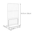 thumbnail image 2 of HOOWIFFY 2pcs Wire Rack Shelf Divider White Iron Food Organization Restaurant Use, 2 of 8