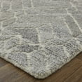 thumbnail image 6 of Feizy Asher Transitional Geometric, Taupe/Gray/Ivory, 2' x 3' Accent Rug Sheen Fade Resistant Industrial Herringbone Design Carpet for Living Dining Bed Room, 6 of 10