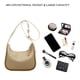 thumbnail image 3 of Nuevo bolso de PU colgante con un gran sentido de la moda, bolso cuadrado pequeño con un solo hombro debajo del brazo, color blanco cremoso, 3 of 6