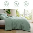 thumbnail image 5 of U by Bedsure Sage Green 3-Piece King Comforter Set, 1 Comforter and 2 Pillowcases, 5 of 6