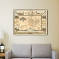 thumbnail image 4 of 18" x 24" Map of Tombstone Mining District Vintage Travel Poster Wall Art, 4 of 5