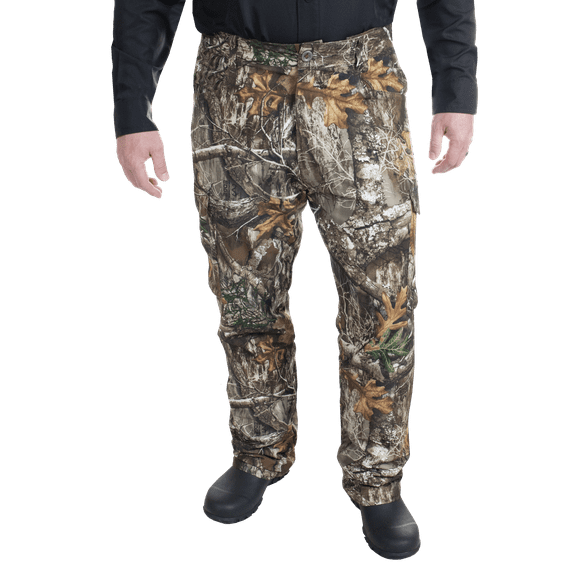 Realtree Men's Fleece Lined Hunting Pant, Realtree Edge, Size Large