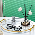 thumbnail image 3 of Luxury Serving Tray,With Handles Cosmetic Perfume Makeup Display Multifunction Decorative Decorative Tray,Jewelry Tray D, 3 of 5