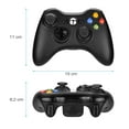 thumbnail image 4 of DEBGFS pour Microsoft Xbox 360 Manette Sans Fil Jouer Jeu Noir,2, 4 of 8