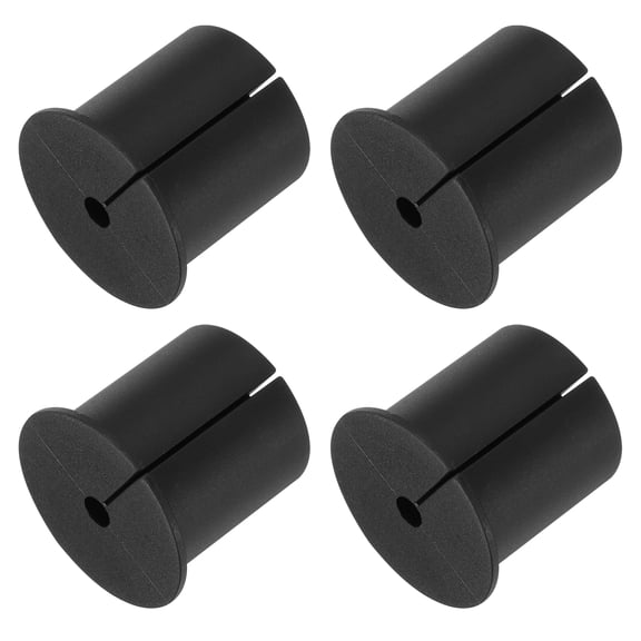 4Pcs Wall Grommets for Cables 1-3/8 Inch Silicone Cable Wall Through Cable Routing Kit with 6.5mm Hole, Black
