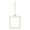 Golden 1pc, variant on Dserhfy Metal Frame Hummingbird Swings And Perches Outdoor Wild Bird Perch with Wooden Dowel And Hanging Chain for Trunk Lawn Patio Garden