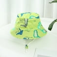 thumbnail image 4 of yocbz Baby Beach Hat Baby Sun Hat Kids Summer UPF 50+ Toddler Bucket Hat Wide Brim Adjustable Beach Hats for Boys Girls F,One Size, 4 of 5