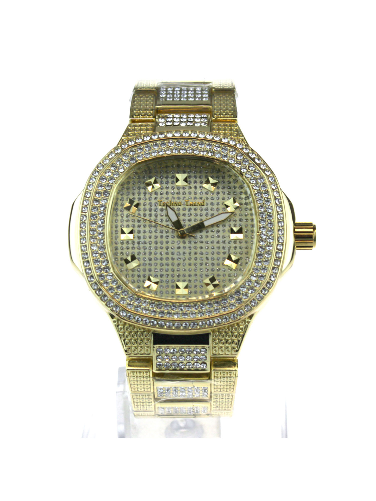 iced out wrist watch