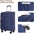 thumbnail image 4 of Juego Set de equipaje 3 piezas Maleta de Mano 18 Pulgadas Bolsa de Viaje Ruedas dobles giratorias, 4 of 12