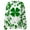 #45-Green, variant on Craaazy Women's Crew Neck St. Patrick's Printed Loose Long-Sleeved Tops Gifts