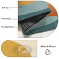thumbnail image 4 of Abstract Mountain Bathroom Rug Washable 2x3 Entryway Rug Non Slip Boho Modern Minimalist Landscape Front Door Mat Low Pile Indoor Doormat Throw Floor Carpet for Kitchen Bedroom Entrance, 4 of 9