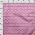 thumbnail image 3 of oneOone Tissu Popeline de Coton Rose à Rayures, Tissu Imprimé au Mètre, 56 Pouces de Large, 3 of 4