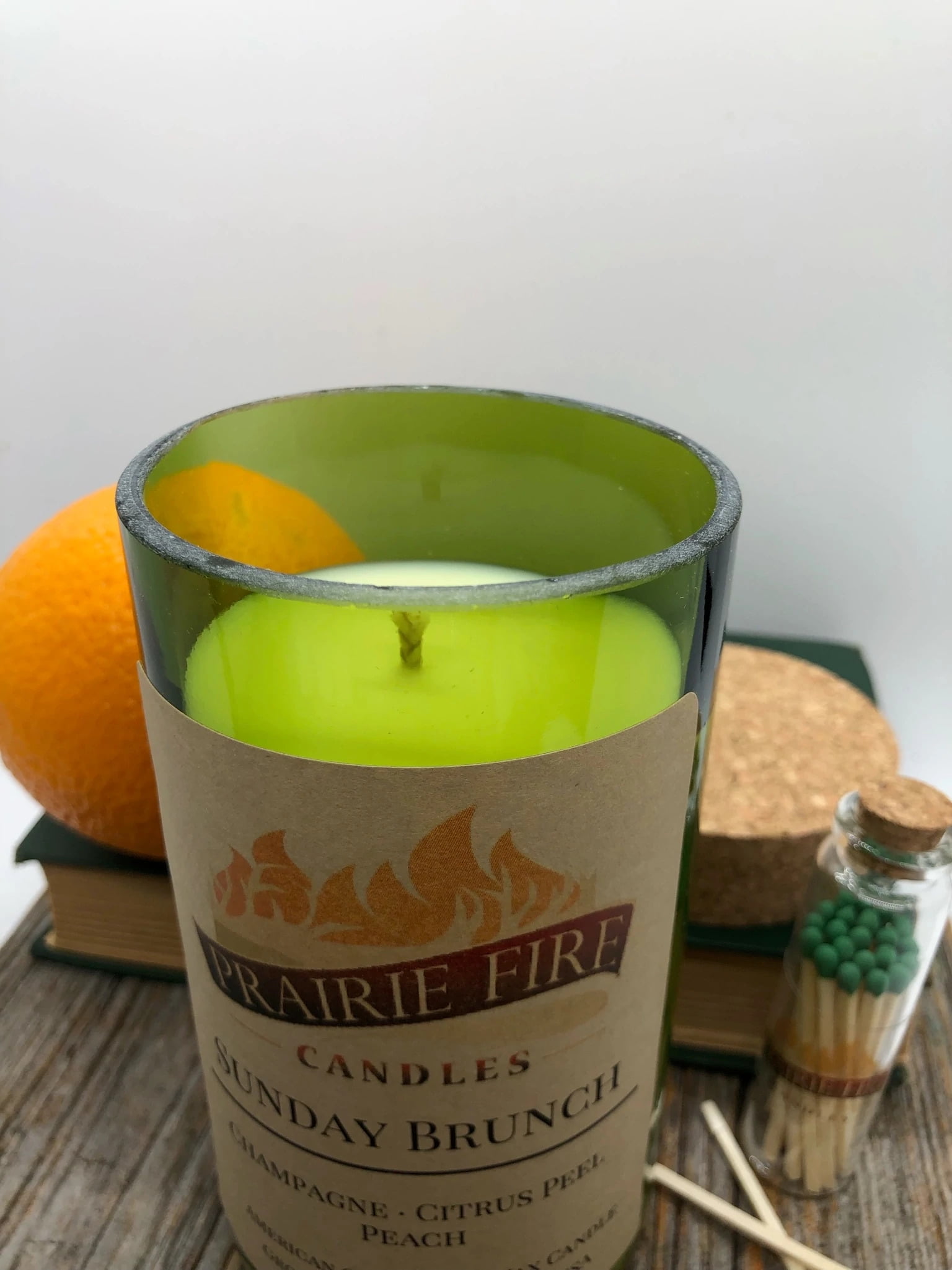 Peach Scented Soy Teakight Candles Handmade in the USA. 