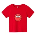 thumbnail image 3 of Ropa bonita de bola roja 2.ª para niños, camiseta de algodón de moda de verano para niños, camiseta de dibujos animados para niños, camisetas casuales de manga corta para niñas pequeñas, 3 of 5