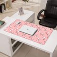 thumbnail image 3 of Long Mouse Pads for Desk,Pink Cow Heart Pattern Desk Mats on Top Of Desks, Desk Mouse Pad Extra Large with 3mm Non-Slip Base and Stitched Edge for Gaming,Office,Work,Home 31.5"x15.7", 3 of 6