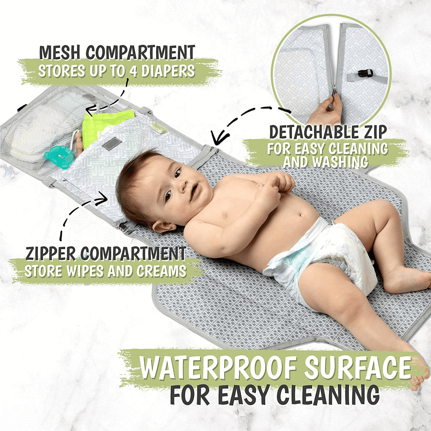 baby diaper changing mat