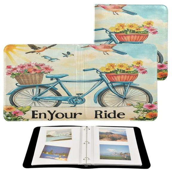 BZSMCE Photo Album Book Scrapbooking Enjoy Your Ride Printed Picture Album