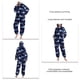 thumbnail image 5 of Pijamas con capucha con estampado de dibujos animados para mantener el calor, pijamas de una pieza de manga larga para uso doméstico, 5 of 6