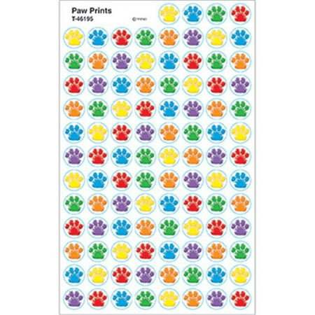 UPC: 0078628461954 | Trend Enterprises Inc. SuperSpots Paw Prints Stickers Multicolor 800/Pkg T-46195