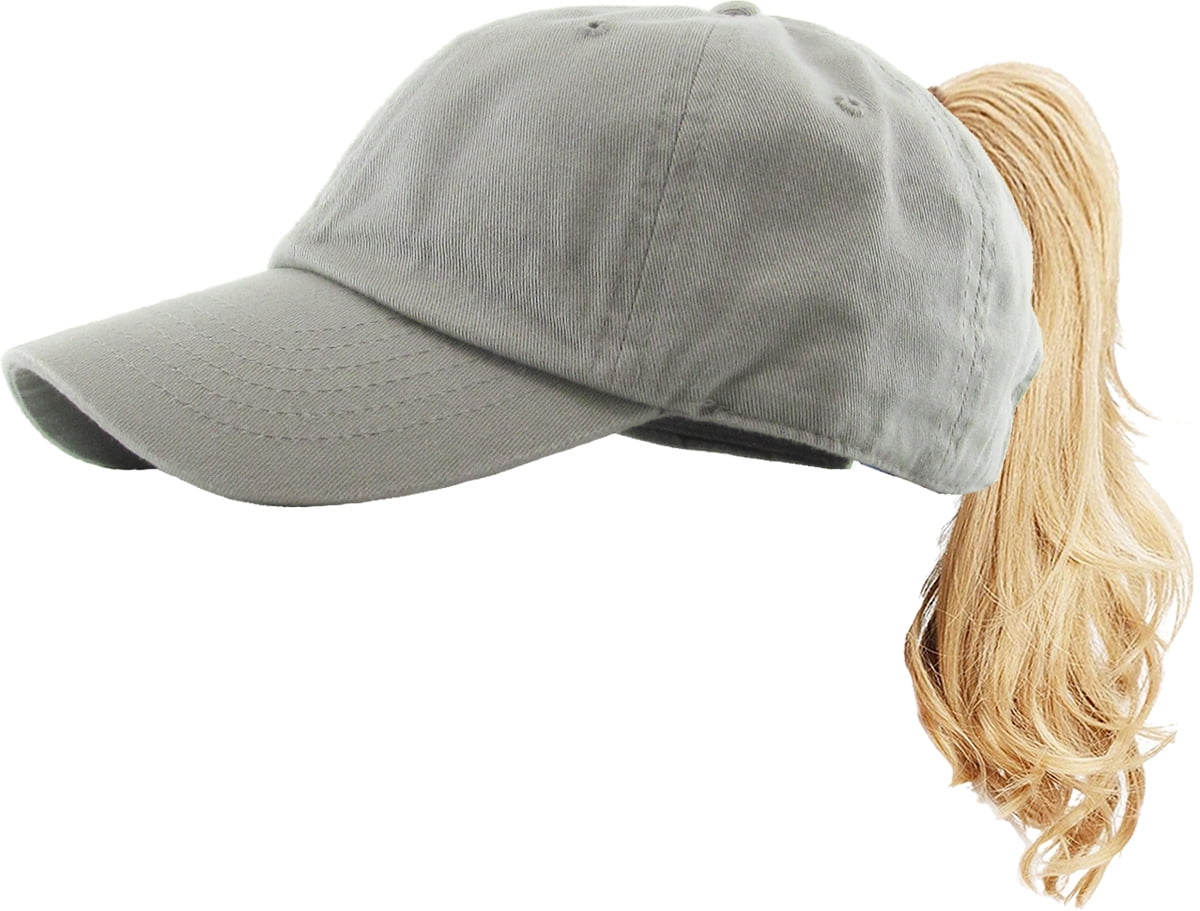 KBETHOS Kid's Size Classic Cotton Ponytail Ball Cap